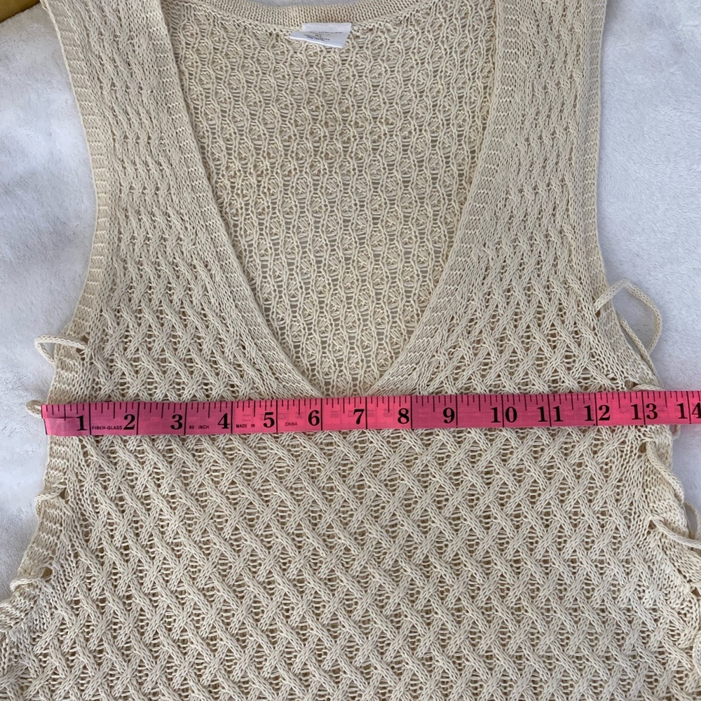 WOMEN CREAM COVER SWIM DRESS SIZE M - Picture 7 of 7